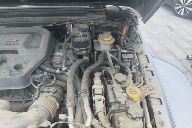 Used Jeep Wrangler New Energy 2021 Four-Door 2.0T 4xe Sahara First Edition Engine Bay Left