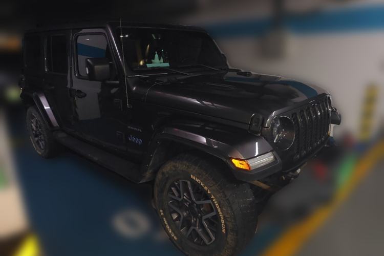 Used Jeep Wrangler New Energy 2021 Four-Door 2.0T 4xe Sahara First Edition Front Right 45 Deg