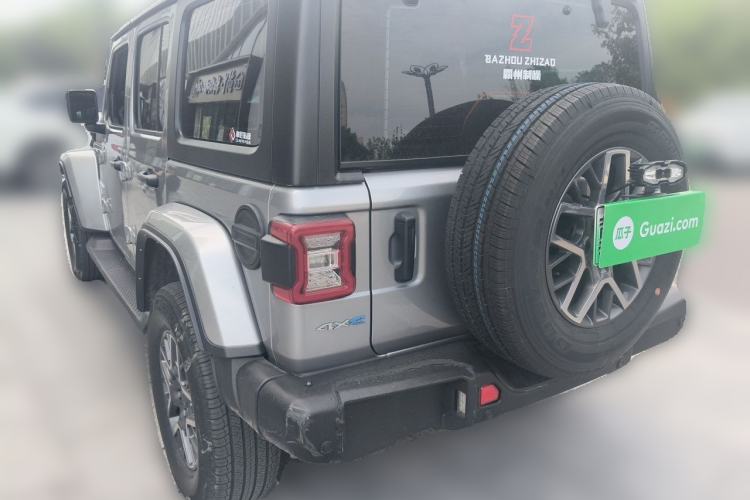 Used Jeep Wrangler New Energy 2021 Four-Door 2.0T 4xe Sahara First Edition Rear Left 45 Deg