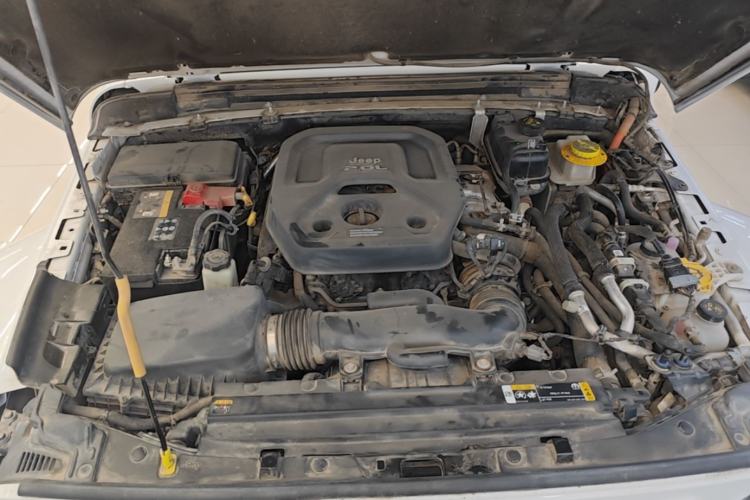 Used Jeep Wrangler New Energy 2021 Four-Door 2.0T 4xe Sahara Engine Bay