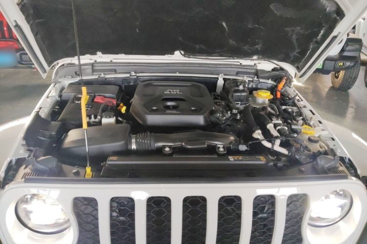 Used Jeep Wrangler New Energy 2021 Four-Door 2.0T 4xe Sahara Engine Bay