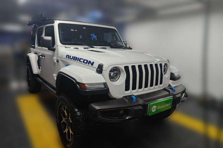Used Jeep Wrangler New Energy 2021 Four-Door 2.0T 4xe Sahara Front Right 45 Deg