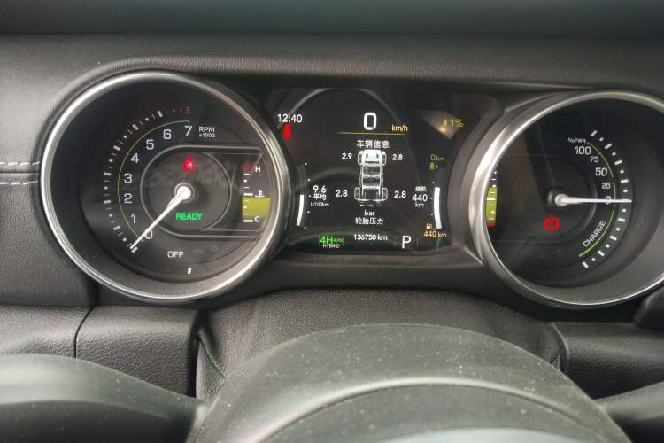 Used Jeep Wrangler New Energy 2021 Four-Door 2.0T 4xe Sahara First Edition Instrument Cluster