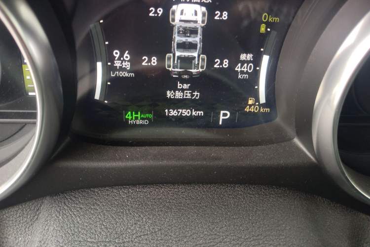 Used Jeep Wrangler New Energy 2021 Four-Door 2.0T 4xe Sahara First Edition Odometer Close Up