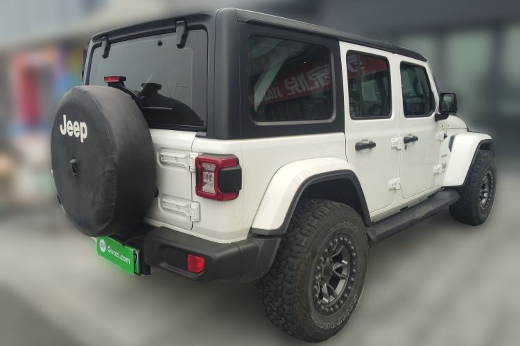 Used Jeep Wrangler New Energy 2021 Four-Door 2.0T 4xe Sahara First Edition Rear Right 45 Deg
