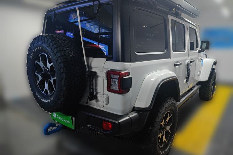 Used Jeep Wrangler New Energy 2021 Four-Door 2.0T 4xe Sahara Rear Right 45 Deg