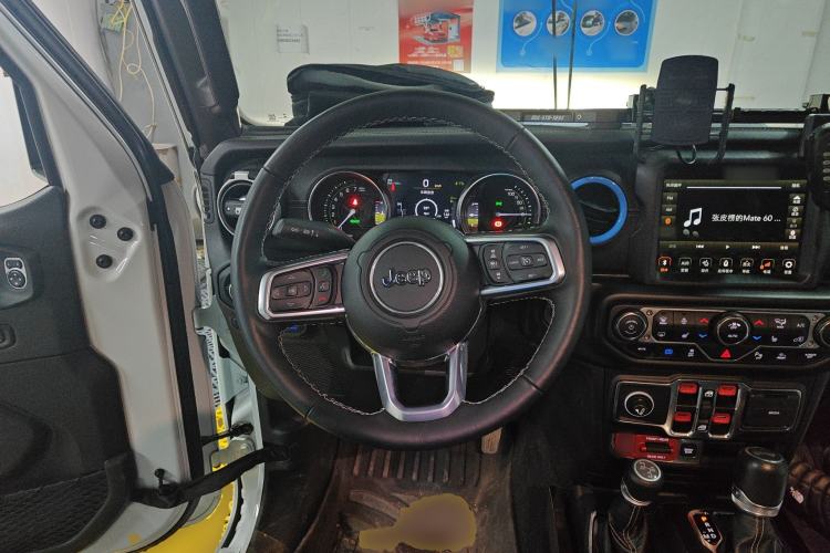 Used Jeep Wrangler New Energy 2021 Four-Door 2.0T 4xe Sahara Steering Wheel