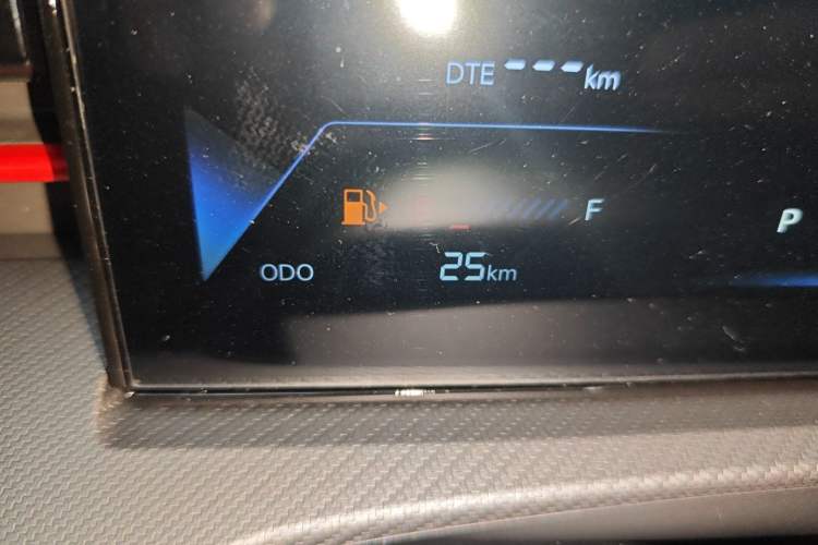 Used JETOUR Dashing 2025 1.5T DCT Beyond Edition Odometer Close Up