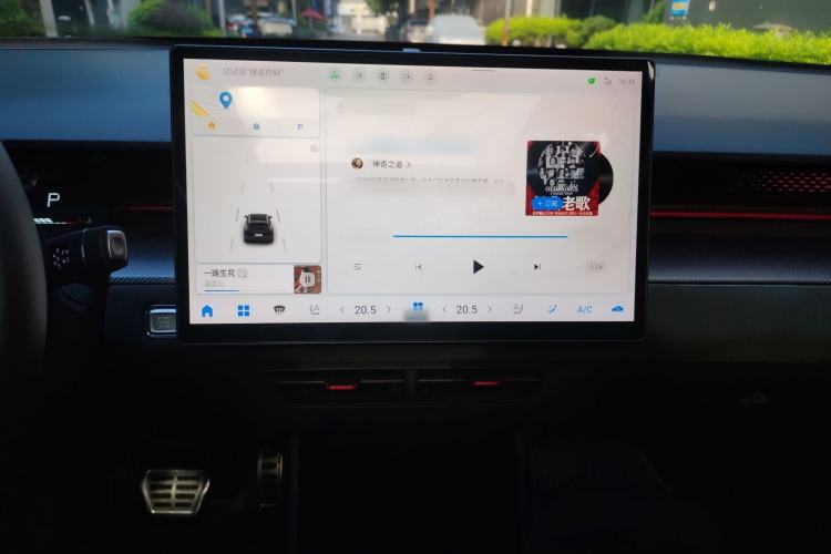 Used JETOUR Dashing 2022 1.6T DCT King MAX Audio And AC Panel