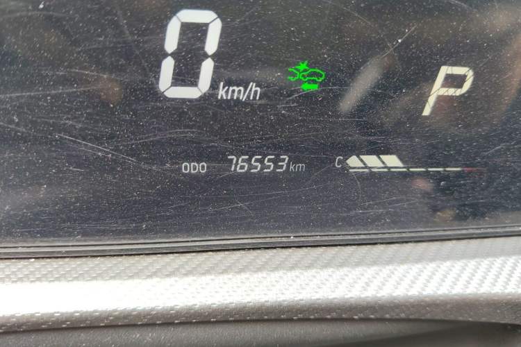 Used JETOUR Dashing 2022 1.6T DCT King MAX Odometer Close Up