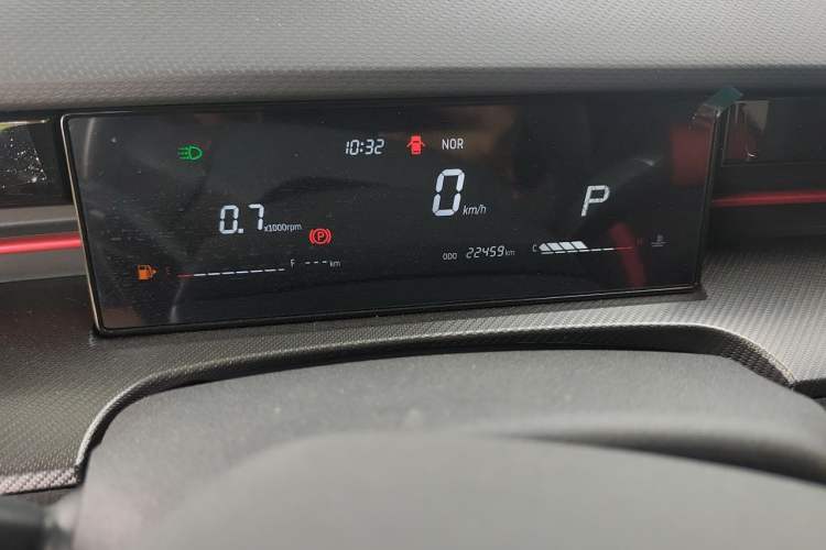 Used JETOUR Dashing 2022 1.6T DCT King SPORT Odometer Close Up