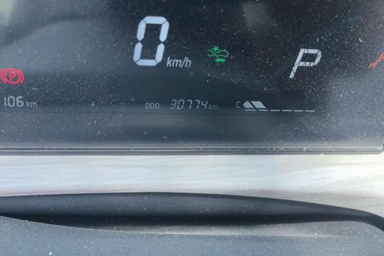 Used JETOUR Dashing 2022 1.6T DCT King MAX Odometer Close Up