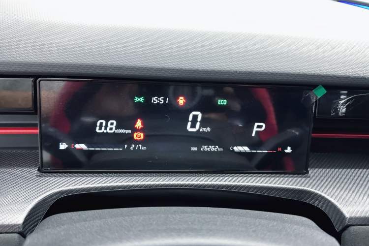 Used JETOUR Dashing 2022 1.6T DCT King SPORT Odometer Close Up