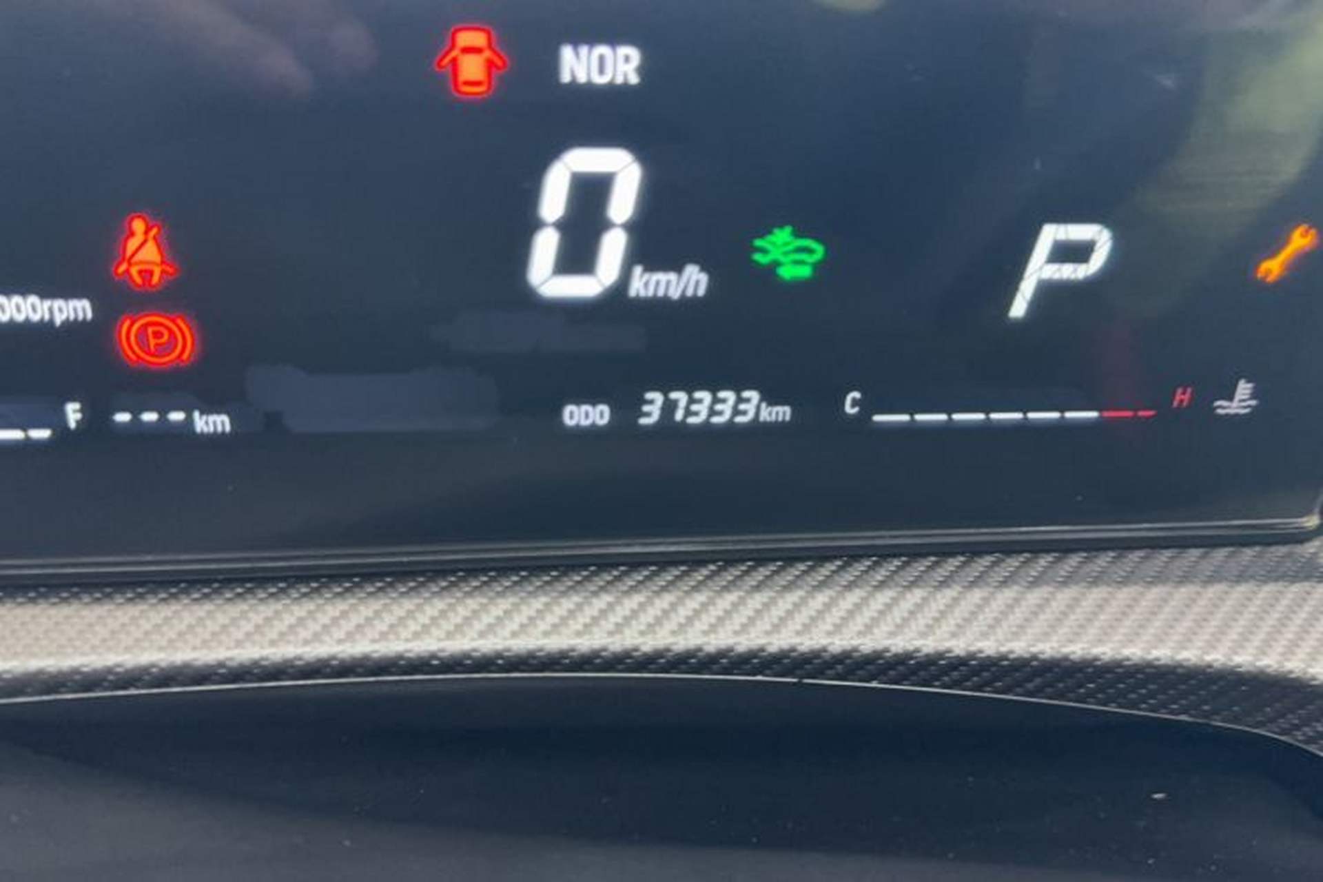 Used JETOUR Dashing 2022 1.6T DCT King PLUS Odometer Close Up