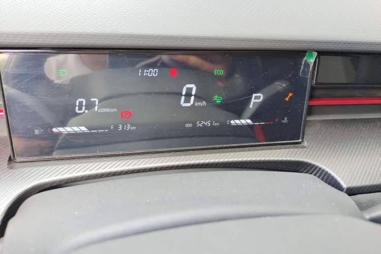 Used JETOUR Dashing 2022 1.6T DCT King PLUS Odometer Close Up