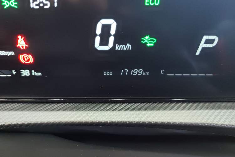 Used JETOUR Dashing 2022 1.6T DCT King PLUS Odometer Close Up