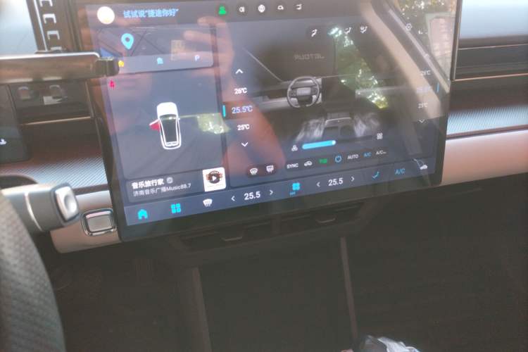 Used JETOUR Dashing 2022 1.6T DCT King SPORT Audio And AC Panel