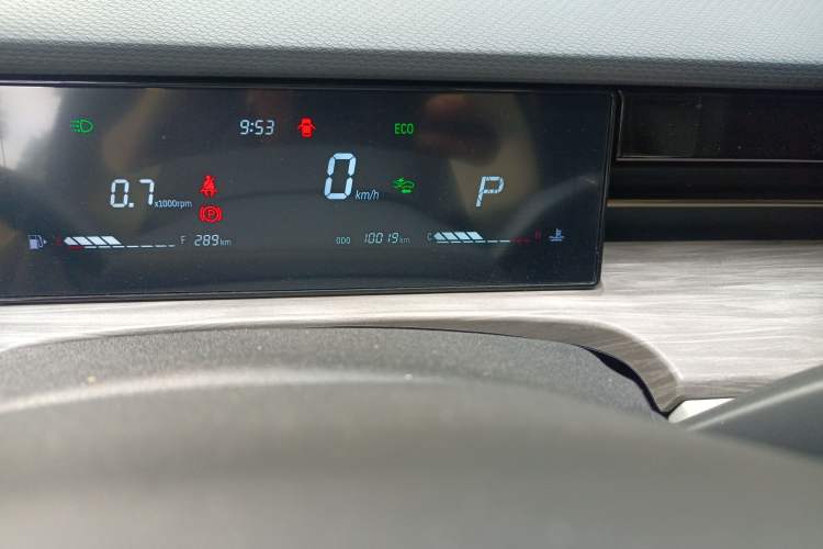 Used JETOUR Dashing 2022 1.6T DCT King MAX Odometer Close Up