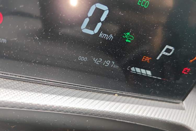 Used JETOUR Dashing 2022 1.6T DCT King ULTRA Odometer Close Up