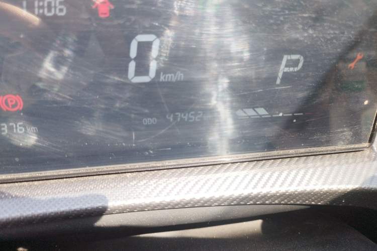 Used JETOUR Dashing 2022 1.6T DCT King PRO Odometer Close Up