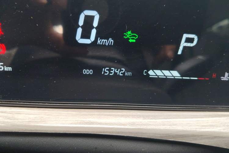 Used JETOUR Dashing 2022 1.6T DCT King MAX Odometer Close Up