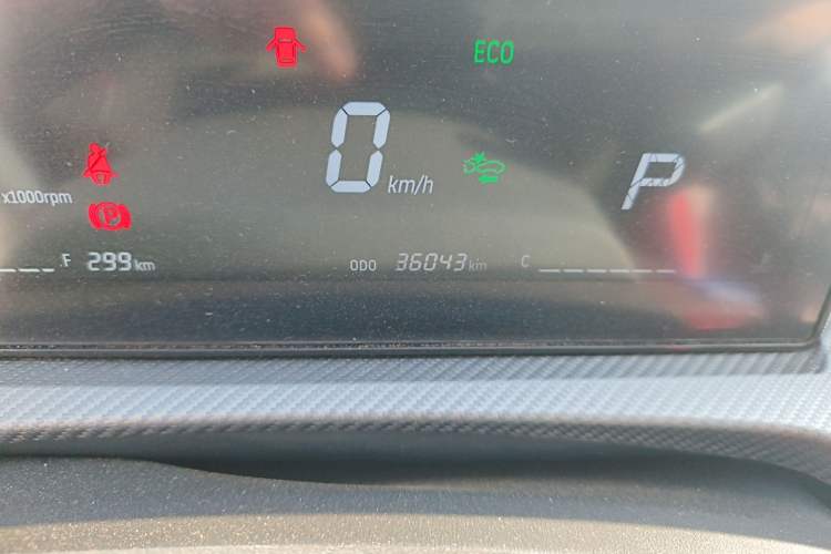 Used JETOUR Dashing 2022 1.6T DCT King PRO Odometer Close Up