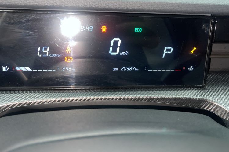 Used JETOUR Dashing 2022 1.6T DCT King SPORT Odometer Close Up
