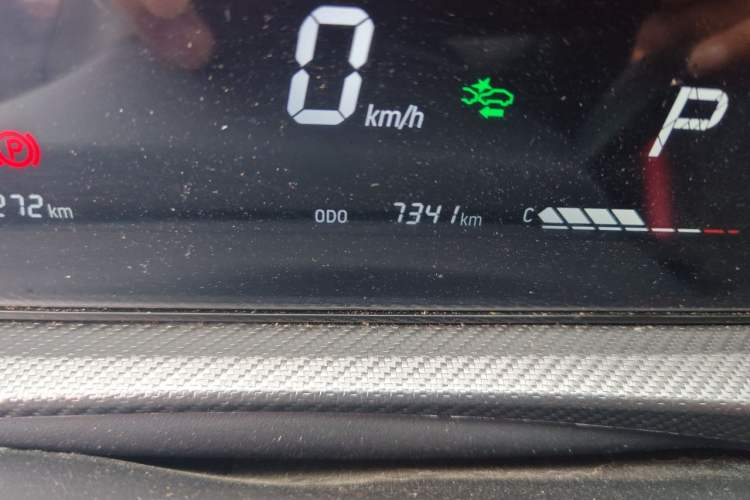 Used JETOUR Dashing 2022 1.6T DCT King MAX Odometer Close Up