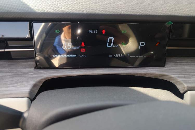 Used JETOUR Dashing 2022 1.6T DCT King MAX Odometer Close Up