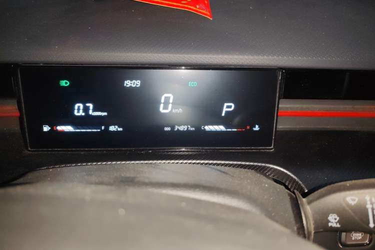 Used JETOUR Dashing 2023 1.5T DCT Starry PRO+ Odometer Close Up