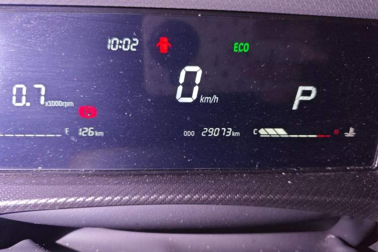 Used JETOUR Dashing 2023 1.5T DCT Starlight Shine Pro Edition Odometer Close Up