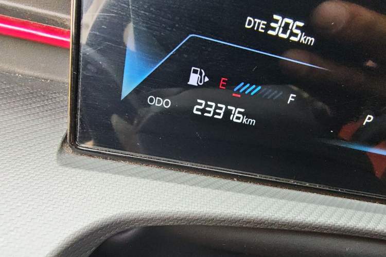 Used JETOUR Dashing 2023 1.6T DCT King PRO Odometer Close Up