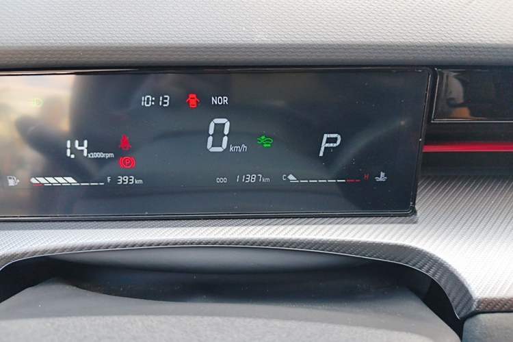 Used JETOUR Dashing 2023 1.6T DCT King PLUS Odometer Close Up