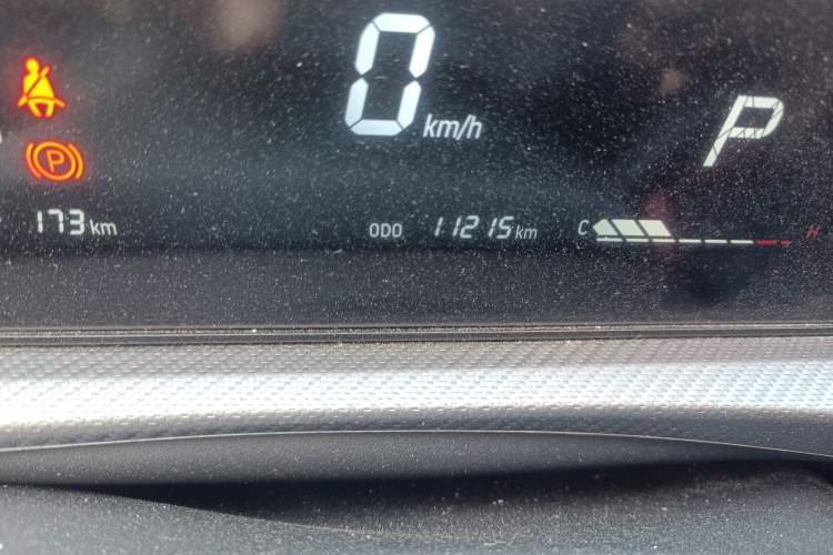 Used JETOUR Dashing 2023 1.6T DCT King SPORT Odometer Close Up