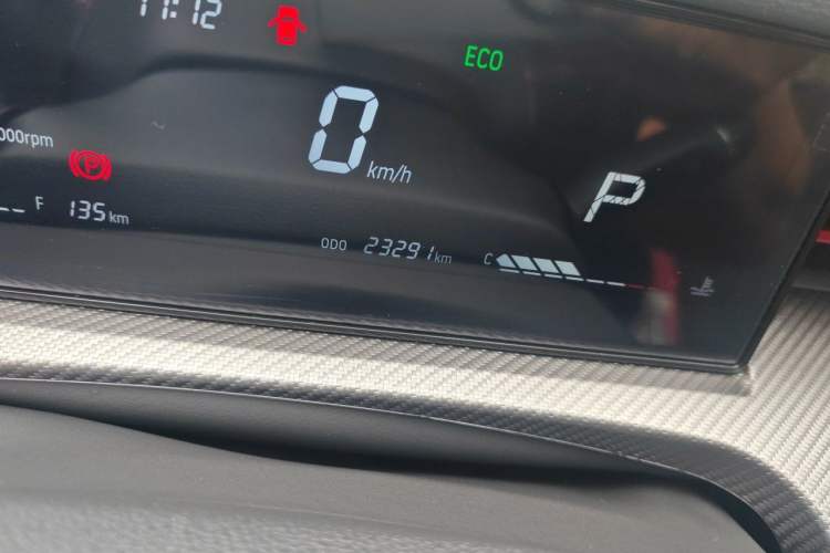 Used JETOUR Dashing 2023 1.5T DCT Starlight Shine Pro Edition Odometer Close Up