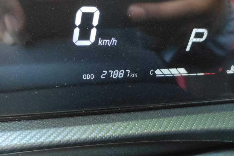 Used JETOUR Dashing 2023 1.5T DCT Starlight Shine Pro Edition Odometer Close Up