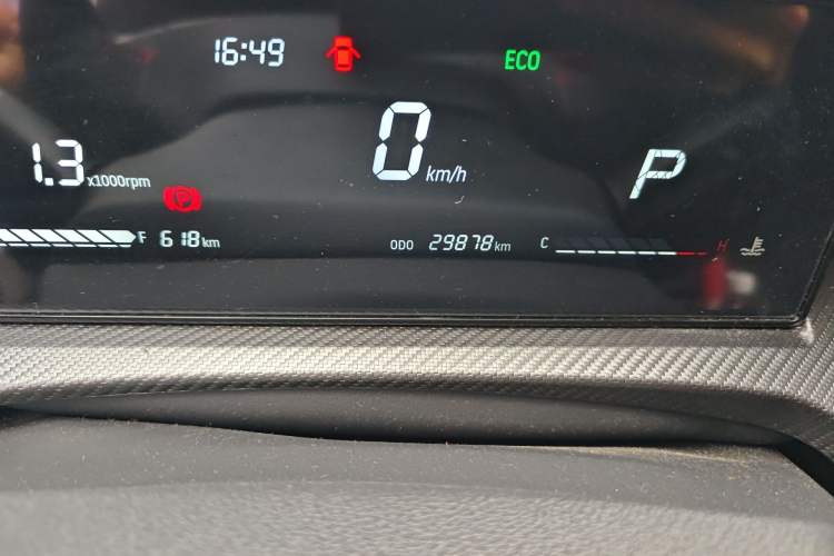 Used JETOUR Dashing 2023 1.5T DCT Starlight Shine Pro Edition Odometer Close Up