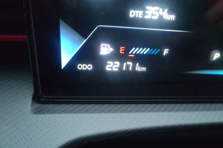 Used JETOUR Dashing 2024 1.6T DCT King PRO Odometer Close Up