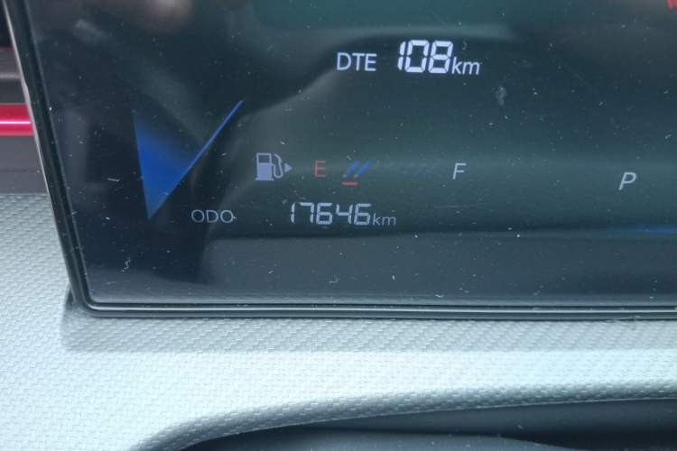 Used JETOUR Dashing 2024 1.5T DCT Youth PRO Odometer Close Up