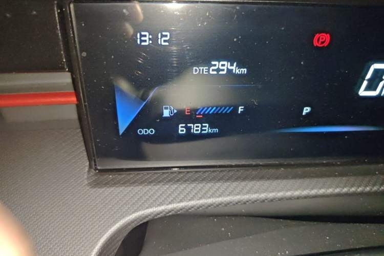 Used JETOUR Dashing 2024 1.5T DCT Starry Peanut Edition Odometer Close Up