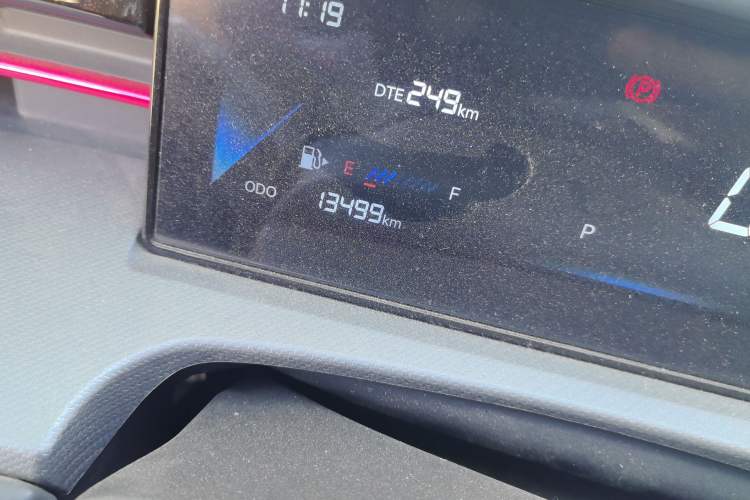 Used JETOUR Dashing 2024 1.5T DCT Longteng Edition PRO Odometer Close Up