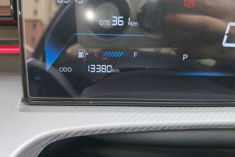 Used JETOUR Dashing 2024 1.6T DCT King PRO Odometer Close Up