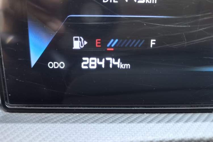 Used JETOUR Dashing 2024 1.5T DCT Starlight Shine Pro Edition Odometer Close Up