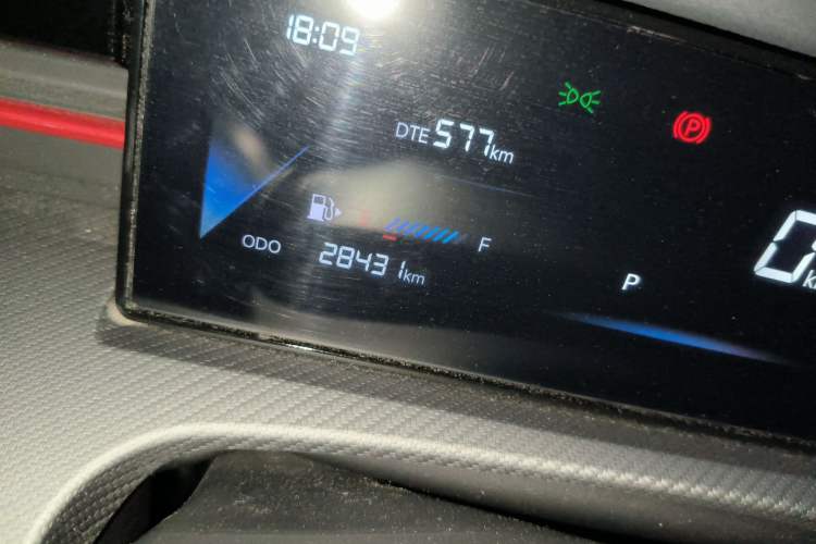 Used JETOUR Dashing 2024 1.5T DCT Starlight Shine Pro Edition Odometer Close Up