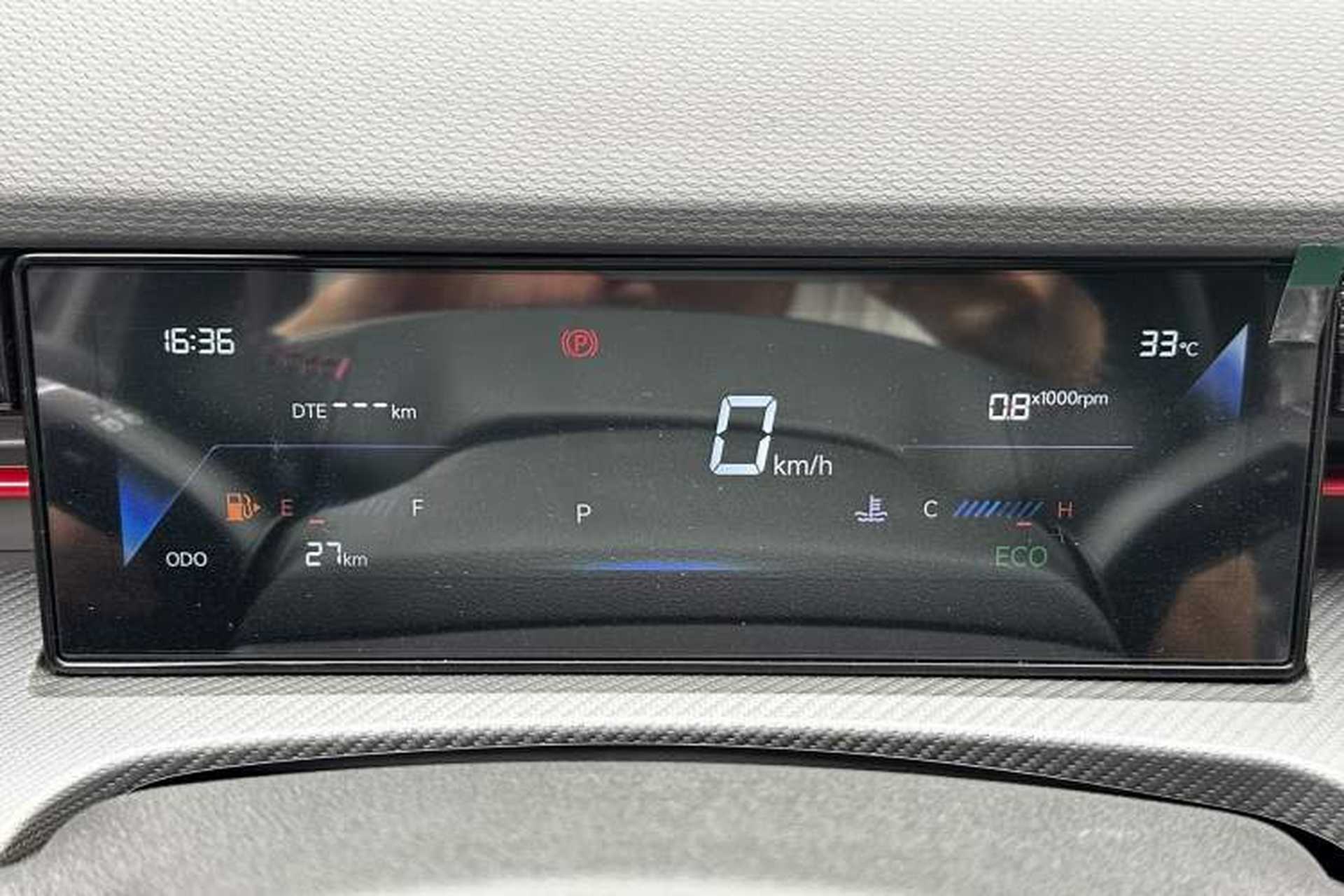 Used JETOUR Dashing 2025 1.5T DCT Beyond Edition Odometer Close Up