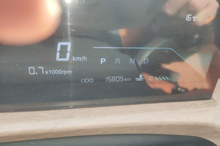 Used JETOUR Dashing 2025 1.5T DCT Luxury Edition Odometer Close Up