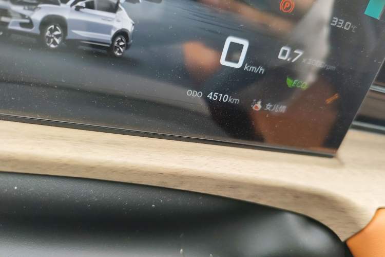 Used JETOUR Dashing 2025 1.5TD DCT Flagship Edition Odometer Close Up