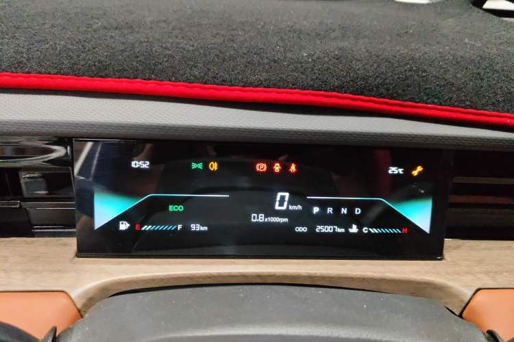 Used JETOUR Dashing 2025 1.5T DCT Luxury Edition Instrument Cluster