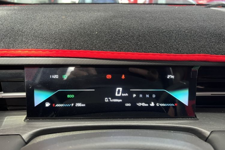 Used JETOUR Dashing 2025 1.5TD DCT Luxury Edition Odometer Close Up