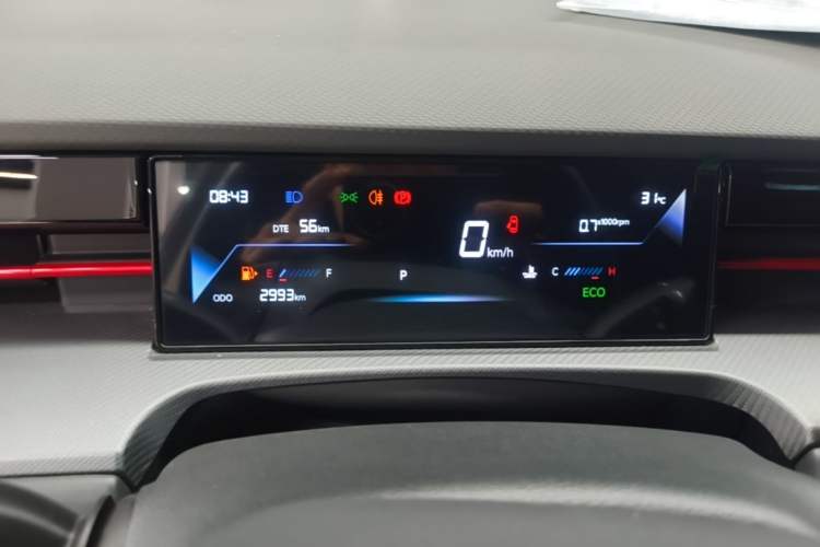 Used JETOUR Dashing 2026 Model—Youth Edition, 1.5T 6DCT Luxury Edition Instrument Cluster